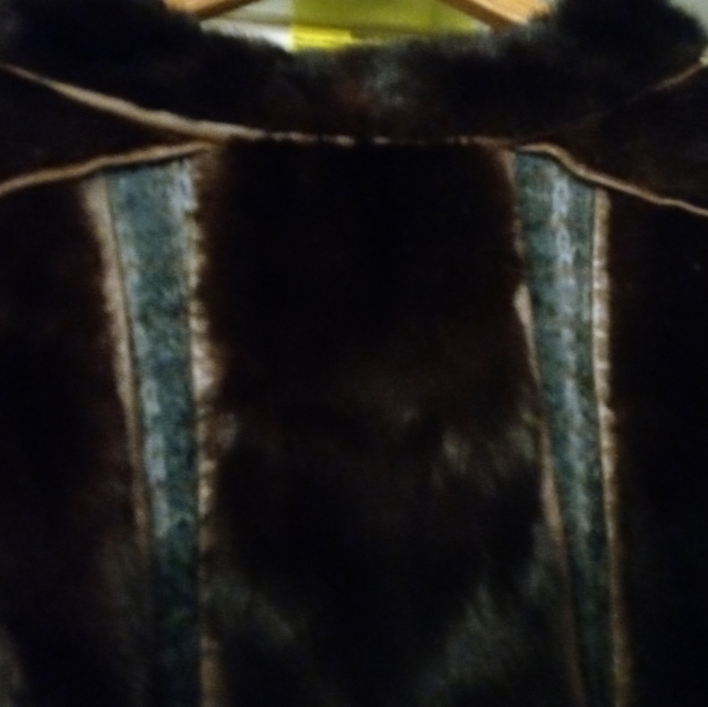 Mink sweater-jacket combo